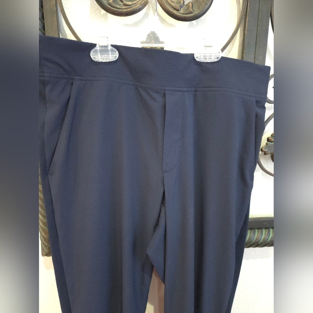 Athleta Brooklyn Mid Rise Ankle Pants Navy - Picture 4 of 8